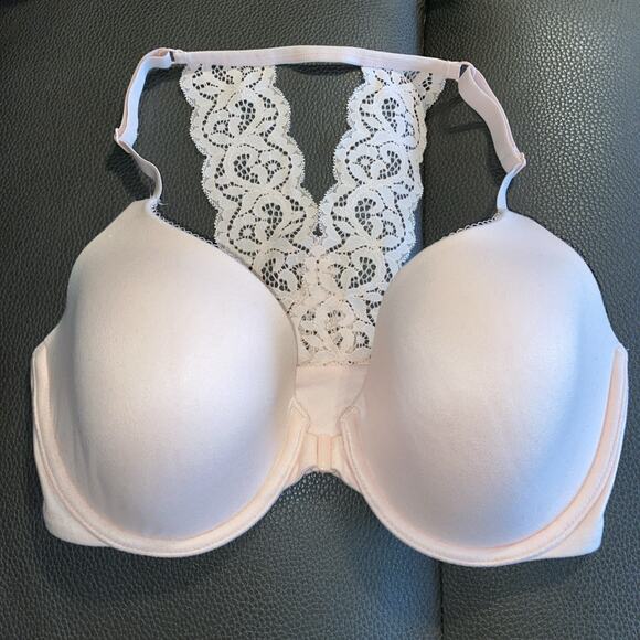 Victoria's Secret Bra 32DD Pink Body By Victoria Racerback Perfect Coverage NwOT - Picture 1 of 8